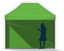 Gyorsan összecsukható party sátor 3x2 Gyorsan összecsukható party sátor 3x2